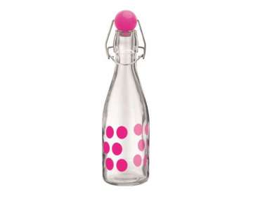 Dot Dot Glasflasche fuchsia, 0,25 lt