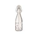 Dot Dot Glasflasche weiss, 0.25 lt