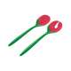 Duo Salatbesteck Tulpe grn/grapefruit 28 cm