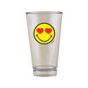 Smiley Glas, Emoticon love 30 cl