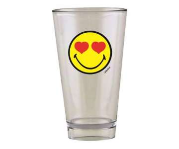 Smiley Glas, Emoticon love 30 cl