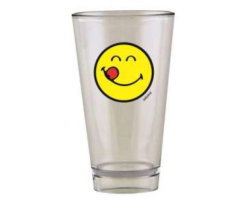 Smiley Glas, Emoticon yummy 30 cl