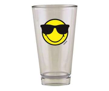 Smiley Glas, Emoticon Cool/Sonnenbrille 30 cl