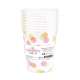 Becher Karton, 8 Stk. Confetti 25cl