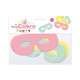 Partymasken multicolor pastel, 6 Stk.