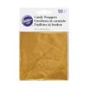 Verpackungsfolie gold, 6 Stk., 10x10 cm