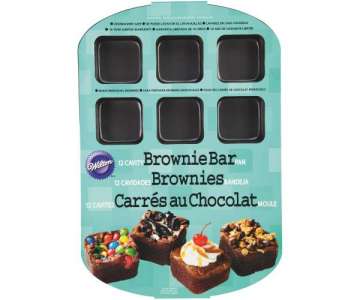 Backform Brownies, 12er, Antihaft