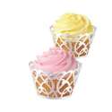 Cupcake Frmchen, Swirls weiss, 18 Stk.(nicht zum Backen)