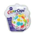 Cupcake Backfrmchen (Folie), Regenbogen farben 36 Stk.