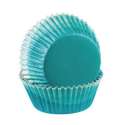 Cupcake Backfrmchen (Folie), Ombre blau 36 Stk.