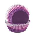 Cupcake Backfrmchen (Folie), Ombre violett 36 Stk.