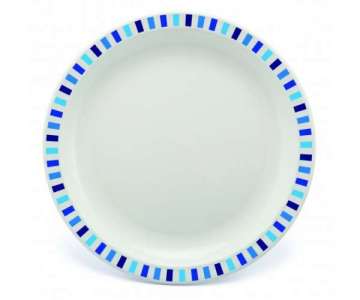 Harfield Teller Stripes 17cm blau