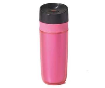 Travel Mug doppelwandig, pink, 0.45 lt (neu)