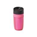 Single Travel Mug doppelwandig, pink, 0.28 lt (neu)