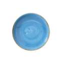 Stonecast Blau Teller coupe tief 24.8cm