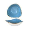 Stonecast Blau Triangel Schale 15.3cm