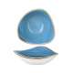 Stonecast Blau Triangel Schale 15.3cm