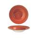 Stonecast Orange Teller tief Fahne 28cm