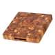 Teak Hackblock/Servierbrett quadr., 30.5x30.5x5 cm