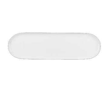 Alchemy Buffet Platte oval weiss 57x19cm