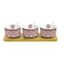 Alhambra Appetizer Set m. 3 Schalen, 2 Lffel und Bambus Tab