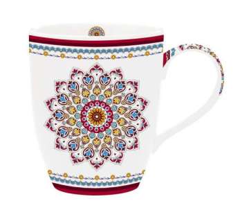 Bohemian Porzellanbecher 350 ml, weiss