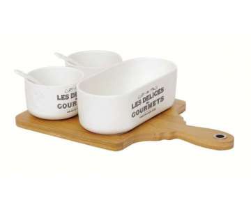 Les Delices des Gourmets Gourmet Set 6-tlg., 28x18 cm