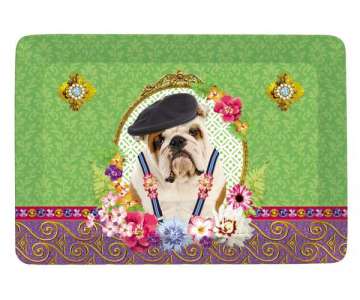 Fancy Animals Bulldogge Tablett 31x23 cm