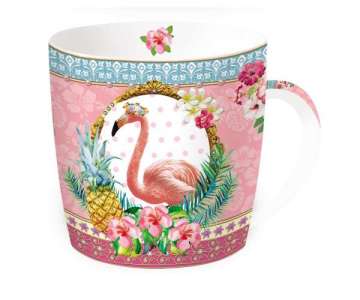 Fancy Animals Flamingo Porzellanbecher, 350 ml in GB