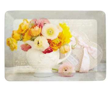 Fresh Flowers Tablett 31x23 cm