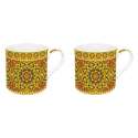 Art Around the World Mandala 2er Porzellanbecher 300 ml in