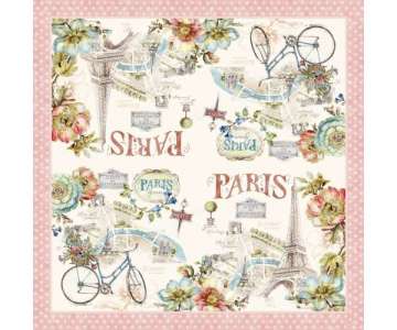 Paris forever Servietten 20 Stk., 33x33 cm