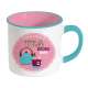 Retro Break Tee Keramikbecher 300 ml, pink