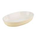 Keramik Auflaufform oval, 33x23x5.5 cm, cream