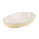 Keramik Auflaufform oval, 33x23x5.5 cm, cream