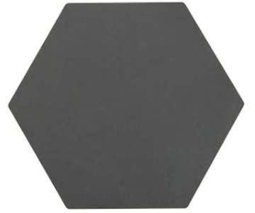 Hexagon Schneidebrett schwarz, 43.2x36.8 cm