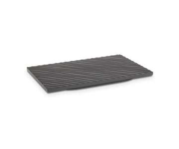 Platte Tiles schwarz GN1/4 26.5x16.2cm Dicke: 1.5cm