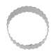 3 Stk. Terrassen-Ausstechformen Ring gewellt,  4/5/6 cm