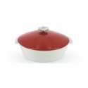 RVL 2 Kasserolle oval, 33x27x16 cm, 4.2 l, rot, Gasherd