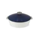 RVL 2 Kasserolle oval, 33x27x16 cm, 4.2 l, blau, Induktion