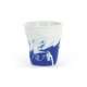 Cappuccino Knitterbecher 18 cl, Monochrome, blau