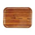 Tablett Fast Food Teak 37.5x26.5cm