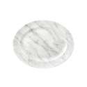 Marble Grey ovale Platte 36.5x29.3cm