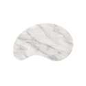 Marble Grey Platte gebogen 26.5x17cm