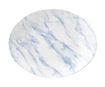 Marble Blue Platte coupe oval 31.7x25.5cm