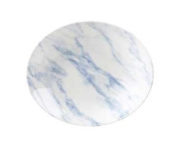 Marble Blue Schale coupe oval 25.5x21.2cm