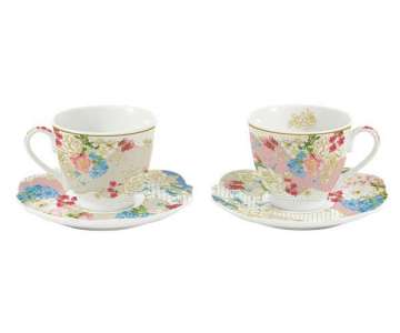 Printemps 2er Set Teetasse m. Unterteller 225 ml