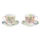 Printemps 2er Set Teetasse m. Unterteller 225 ml