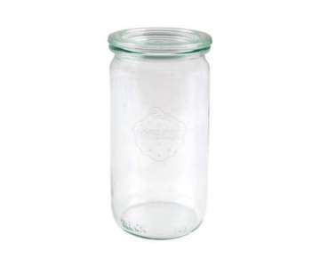 WECK Zylinderglas 340ml RR60 mit Deckel