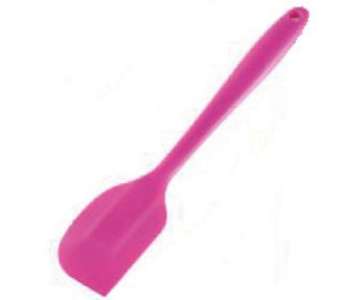 Koch- und Teigschaber Silicone, 27.7x5.4x1.6 cm, pink